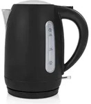 Princess 01.236032.01.001 Edelstahlwasserkocher, 1,7 l, 2200 W, Schwarz, Edelstahl,
