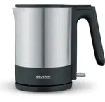SEVERIN Wasserkocher WK 3409 - Schwarz/Silber