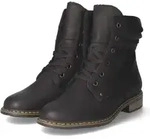 Rieker Winterstiefeletten Damen Kunstleder Schwarz Gr&ouml;&szlig;e: 36 - Schwarz - 36