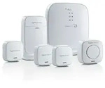 Gigaset elements alarm system M, Wei&szlig;, Tasten, 128-bit AES, 25 kg, ETSI TS 102