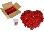 Simba Toys Blox - 500 8er Bausteine rot - kompatibel mit bekannten Spielsteinen, 3