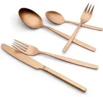 Tafelbesteck "Positano" - Bronze Edition, 30tlg f&uuml;r 6 Personen, Edelstahl...