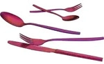 Echtwerk Positano Besteck Set 30tlg., Farbe:Rot - Rot