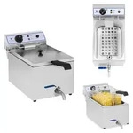 Professionelle Fritteuse f&uuml;r Fischfritteusen mit Zapfhahn 3000W 17L Royal Catering