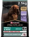 PRO PLAN Getreidefrei Small und Mini Adult Sensitive Digestion, 4 x 2,5kg