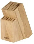 Tescoma Block WOODY f&uuml;r 13 Messer, Gefl&uuml;gelschere/Wetzstahl - Braun