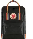 Fj&auml;llr&auml;ven K&aring;nken Rainbow Schwarz Rainbow Pattern - Schwarz