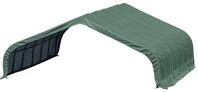 ShelterLogic Folien Weidezelt Zeltgarage Run-In-Shed Gr&uuml;n 610x670x320 cm