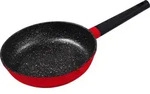 &Oslash;28cm Bratpfanne ca. 6cm hoch KING&reg; SHINE RED aus Aluguss mit Keramikbeschichtung