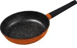 &Oslash;28cm Bratpfanne ca. 6cm hoch KING&reg; SHINE ORANGE aus Aluguss mit
