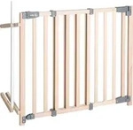 roba Treppenschutzgitter 'Safety Up', Schutzgitter mit Ampelfunktion, Buche...