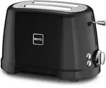 Novis T2 Toaster, Edelstahlgeh&auml;use, Stoppfunktion, Auftaufunktion - Schwarz
