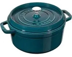 Staub 1102637, Auflaufform, Rund, Eisenguss, Keramik, Gas, Halogen, Induktion,