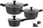 GSW Kochtopf-Set EASY CLICK 6-tlg., 167772, Aluminium,ca. 2,4 L / ca. 4,2 L / ca. 1,4