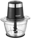 Graef CH502EU, Schwarz, K&auml;se, Fruits, Fleisch, Gem&uuml;se, Edelstahl, Glas, 1 l, 500 W