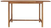 vidaXL Gartentisch 150x150x75 cm Teakholz Massiv