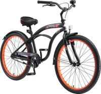 BIKESTAR Kinder Fahrrad ab 9 Jahre | 24 Zoll Cruiser Kinderrad | Schwarz