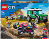 LEGO 60288 City Rennbuggy-Transporter, Spielzeug-Set mit Rennwagen und