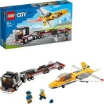 LEGO 60289 City Flugshow-Jet-Transporter, Spielzeug-Set mit Flugzeug und Anh&auml;nger,