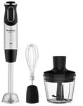 Moulinex DD6558, P&uuml;rierstab, 0,8 l, Pulsfunktion, 1000 W, Edelstahl, Schwarz -