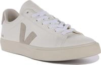 Veja Campo Herren Schn&uuml;rung Chromefree Leder Turnschuhe Wei&szlig; Grau &ndash; 11 UK -...