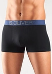 s.Oliver Boxer Boxershorts f&uuml;r Herren 4 -teilig schwarz-khaki /...