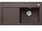BLANCO ZENAR 5 S, Schrankwaschbecken, Silgranit, Braun, Links, 50 cm, Deutschland -