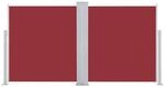 vidaXL Ausziehbare Seitenmarkise 170 x 600 cm Rot