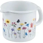 Riess Flora Milkpot 0039-70 Kochtopf, emailliert, 10 cm Durchmesser,
