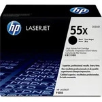 TON HP # 55X CE255XC black Contract-Toner - Hohe Kapazit&auml;t