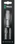 Wera 870/4/7 Set A SB, 3 St&uuml;ck(e), Hexagonal, 1 x 1/4"x50 1 x 3/8"x50 1 x 1/2"x75,