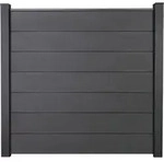 Hauptelement GroJa Flex Grande Stecksystem ohne Pfosten 180 x 180 cm anthrazit