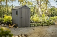 Keter 17209417, Keter Ger&auml;tehaus Darwin 4x6, Grau, 184,5x125,8x205cm,...