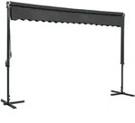 vidaXL Freistehende Markise 400x300 cm Anthrazit - Grau