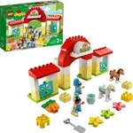 LEGO 10951 DUPLO Pferdestall und Ponypflege Spielzeug f&uuml;r Kleinkinder ab 2 Jahren,