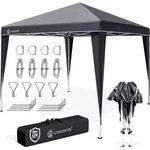 CASARIA&reg; Pavillon Capri 3x3m Pop-Up UV-Schutz 50+ Wasserdicht Winterfest mit Tasche