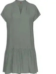 s.Oliver Blusenkleid mit Volant am Rock khaki Gr&ouml;&szlig;e 36 - Gr&uuml;n - 36