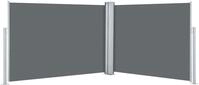 vidaXL Ausziehbare Seitenmarkise Anthrazit 100 x 1000 cm