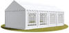 Party-Zelt Festzelt 3x9 m Garten-Pavillon -Zelt ca. 500g/m2 PVC Plane in weiß
