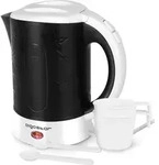 Aigostar Cooltravel 30JQL Kompakter Reise-Wasserkocher 0,6L - Schwarz - Schwarz