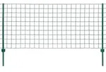 vidaXL Metallzaun Stahl 20 x 1,2 m Gr&uuml;n - Gr&uuml;n