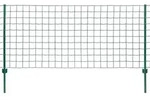 vidaXL Metallzaun Stahl 20 x 0,8 m Gr&uuml;n - Gr&uuml;n