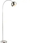 Globo Lighting Stehleuchte Metall verchromt, 1x E27 - Silber