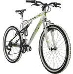 KS Cycling Mountainbike Fully 26 Zoll Scrawler - Wei&szlig;