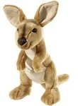 Heunec BEDROHTE TIERE K&auml;nguru Gr&ouml;&szlig;e 28 cm - Braun