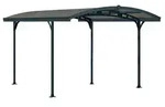 Palram - Canopia Aluminium Carport Atlas 5000 Anthrazit 495x288x239 cm - Grau