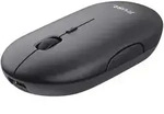 Trust Puck Wiederaufladbare Kabellose Maus, Bluetooth und 2.4 GHz Verbindung via