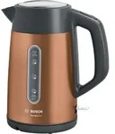 Bosch TWK4P439, 1,7 l, 2400 W, Schwarz, Gold, Edelstahl, Wasserstandsanzeige,