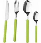BRUNNER Besteckset Delice 16-tlg Kunststoffgriffe sp&uuml;lmaschinenfest gr&uuml;n -