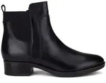 GEOX Stiefelette FELICITY, Glattleder, Schwarz, Damen - Schwarz - 41